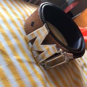 Mcm reversible belt sliver buckle